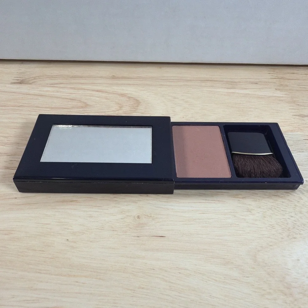 Estee Lauder Blush All Day Natural Cheek Color 16 Desert Powder Compact w/ Brush